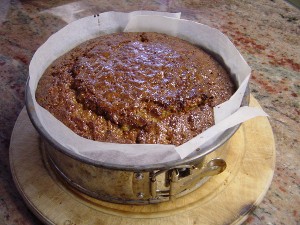 Out of the oven.